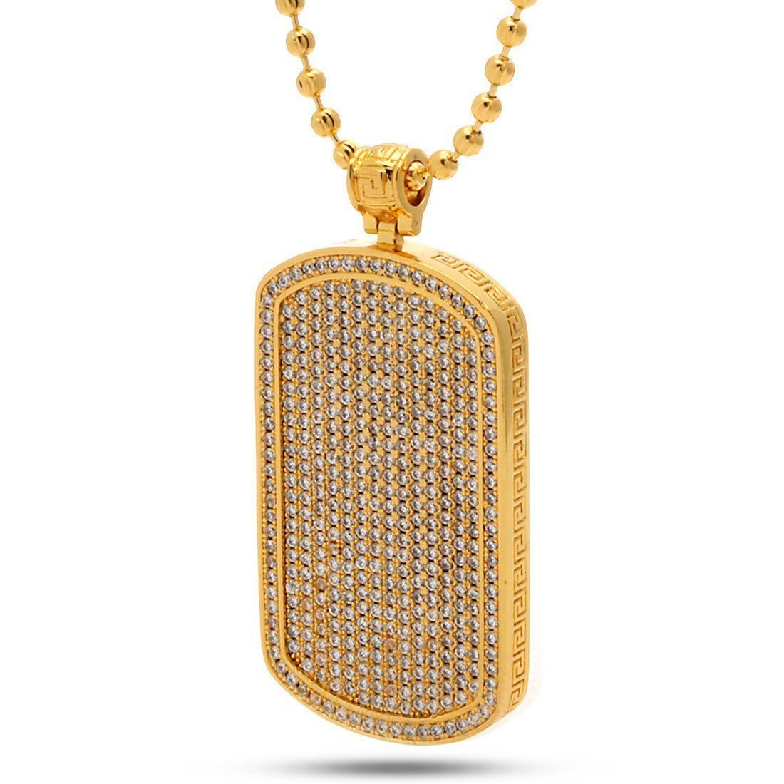 The Gold Dog Tag Necklace - Designed by Snoop Dogg x King Ice