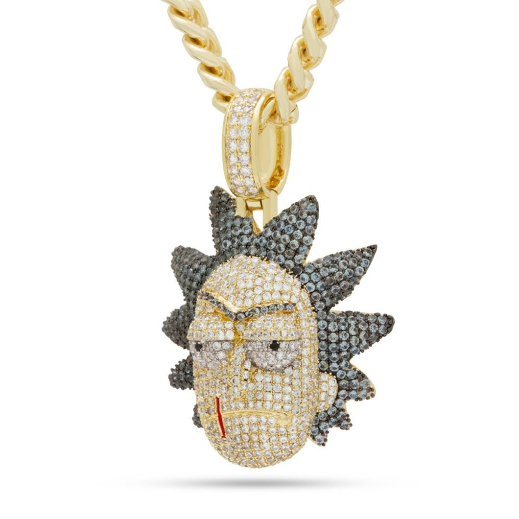 送税込【RICK AND MORTY x KING ICE】LE PLUMBUS NECKLACE☆国発 Plumbus Necklace | Rick and Morty Jewelry | King Ice